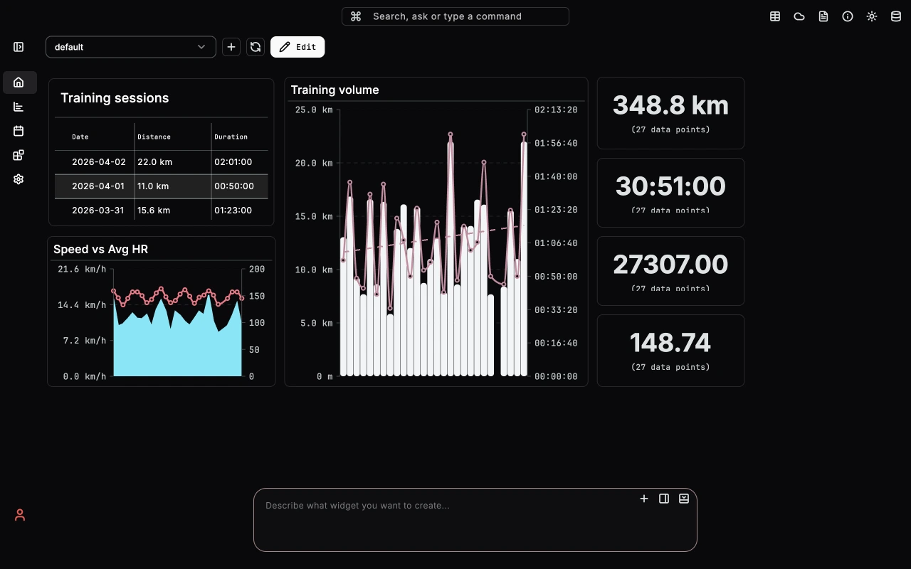 athilio.com home dashboard